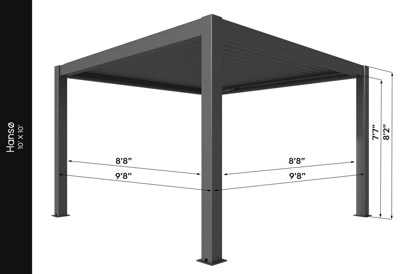 Hansø Aluminum Pergola Kit (Work In Progress - Has New Upgrades)