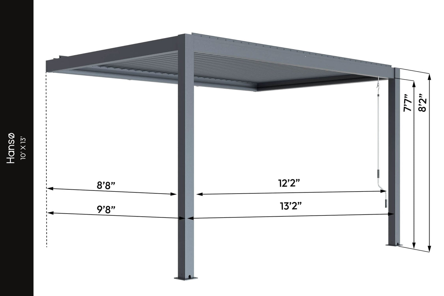 Hansø Aluminum Pergola Kit (Work In Progress - Has New Upgrades)