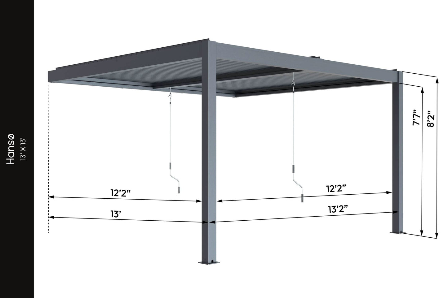 Hansø Aluminum Pergola Kit (Work In Progress - Has New Upgrades)