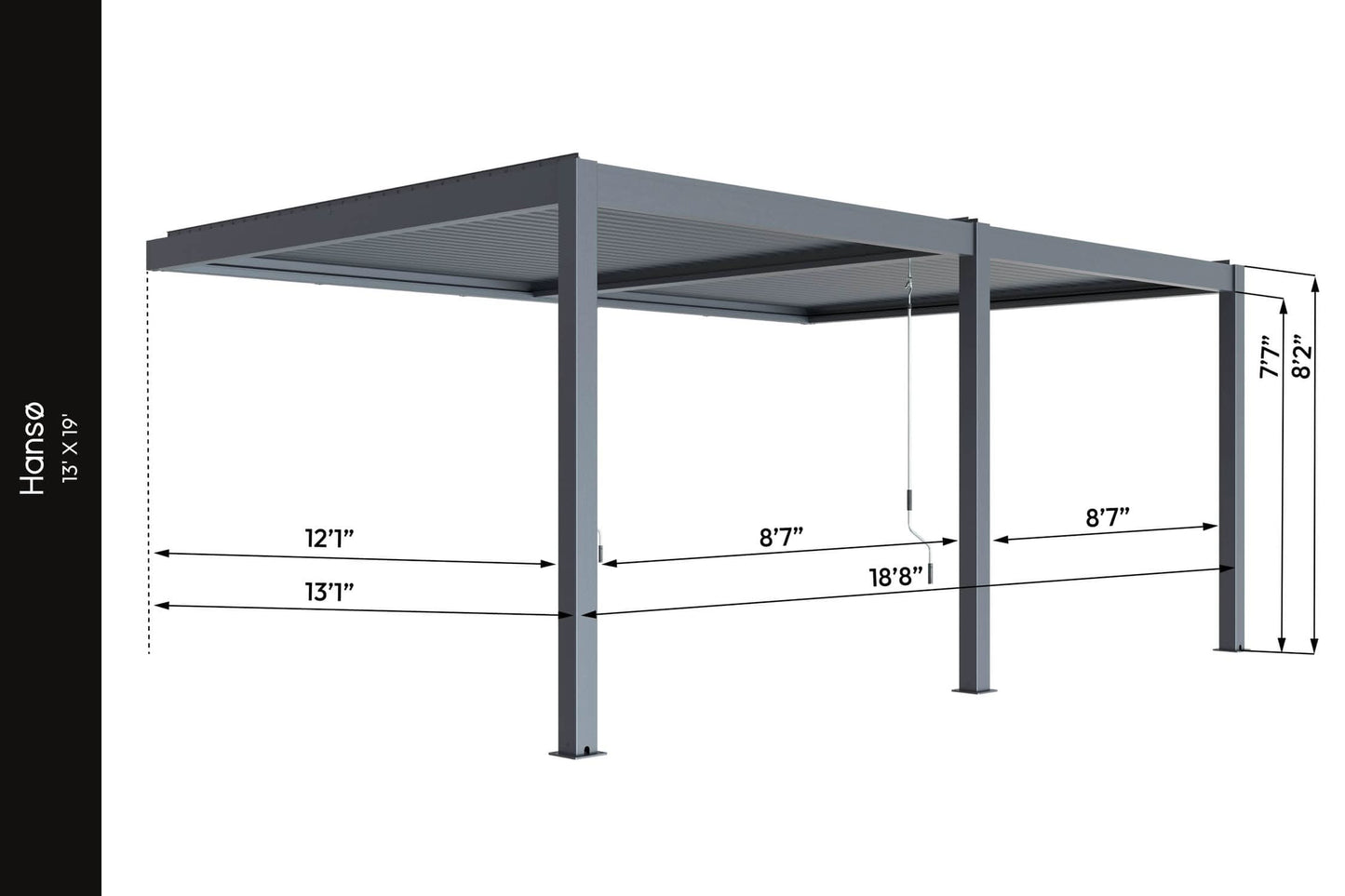 Hansø Aluminum Pergola Kit (Work In Progress - Has New Upgrades)