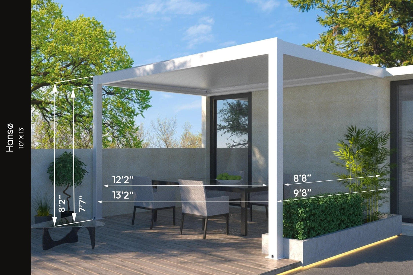 Hansø Aluminum Pergola Kit (Work In Progress - Has New Upgrades)