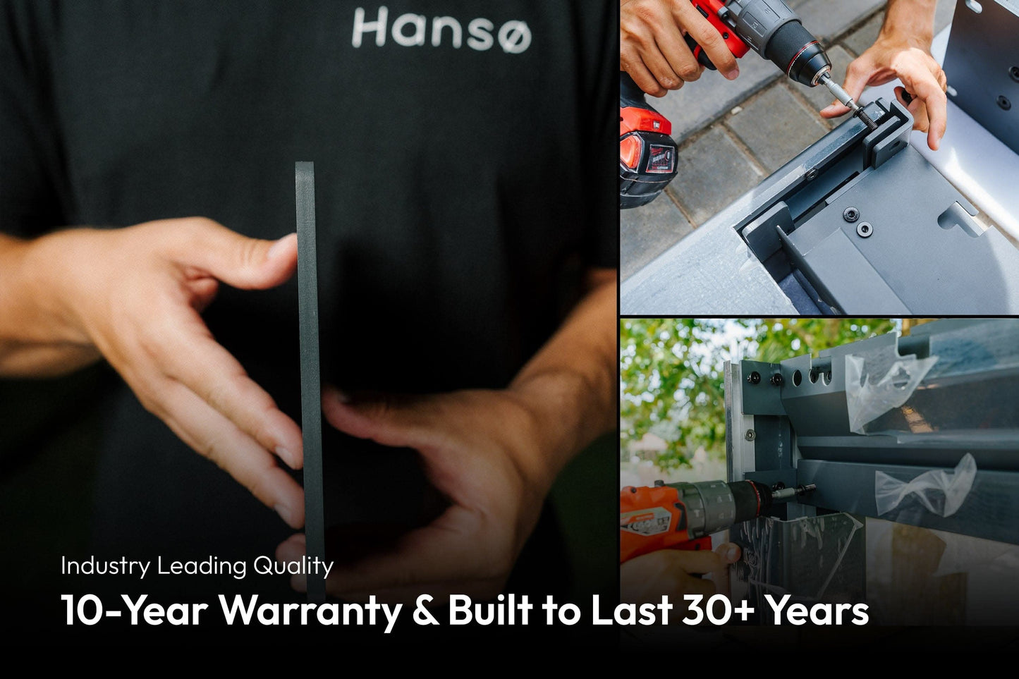 6-8 Week Delivery: Hansø Aluminum Pergola Kit