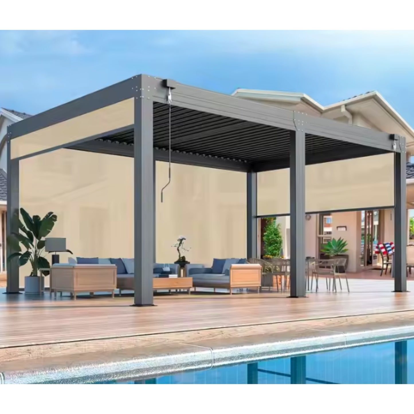 SolariLux Premium Louvered Pergola