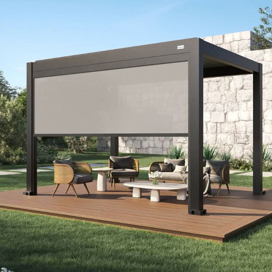 Hansø MASTER+ Pergola Motorized Sun Shades