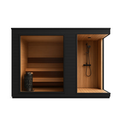 Virelux Summit Outdoor Sauna &amp; Shower Suite