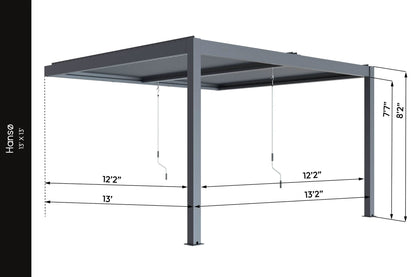 Hansø Aluminum Pergola Kit (Work In Progress - Has New Upgrades)