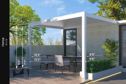 Hansø Aluminum Pergola Kit (Work In Progress - Has New Upgrades)