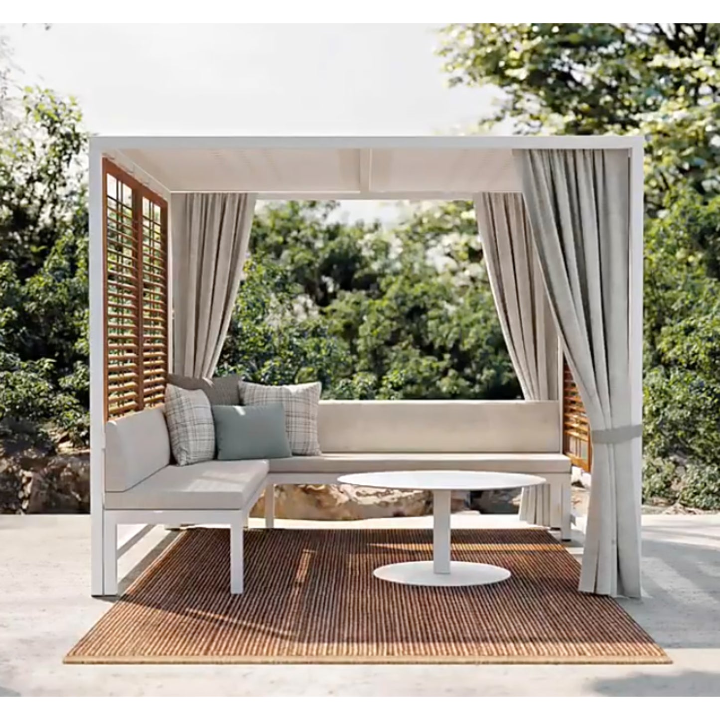 ArborLuxe Garden Pavilion Set